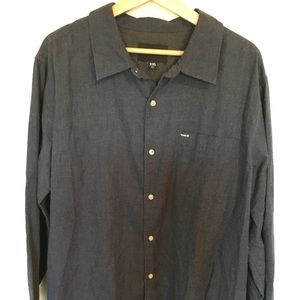 Hurley Long Sleeve Button Up Shirt